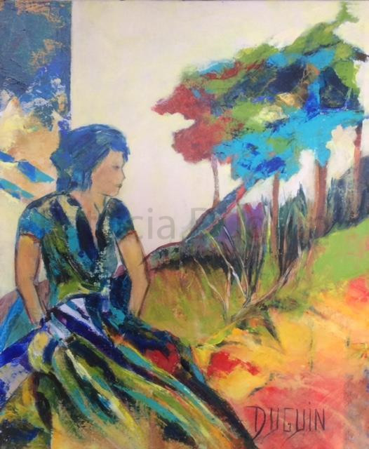 patricia-duguin-tableau-figuratif-acrylique-instant-de-serenite-46x55