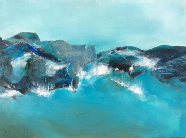 patricia-duguin-tableau-figuratif-acrylique-les-roches-bleues-73x54