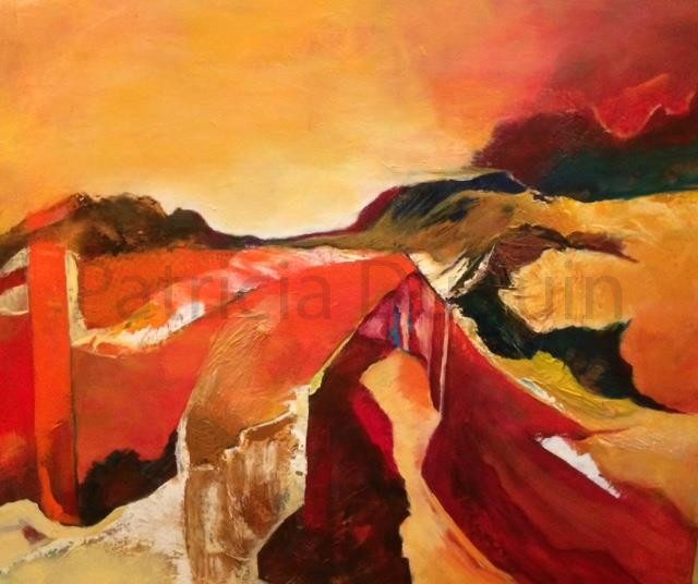 patricia-duguin-tableau-figuratif-acrylique-symphonie-d-automne-80x80