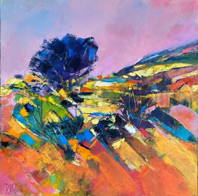 peinture-huile-patricia-duguin-On-dirait-le-sud-50x50