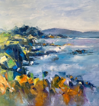 patricia-duguin-tableau-peinture-huile-rivage-breton-60x60