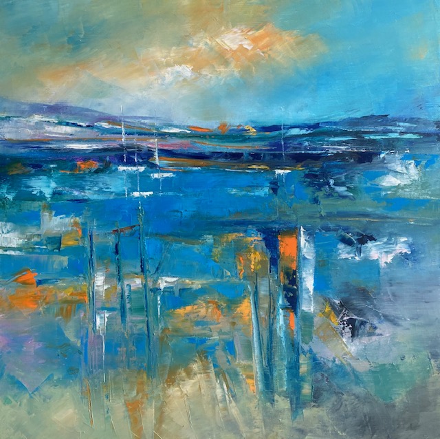 patricia-duguin-tableau-peinture-huile-eclats-du-crepuscule-60x60