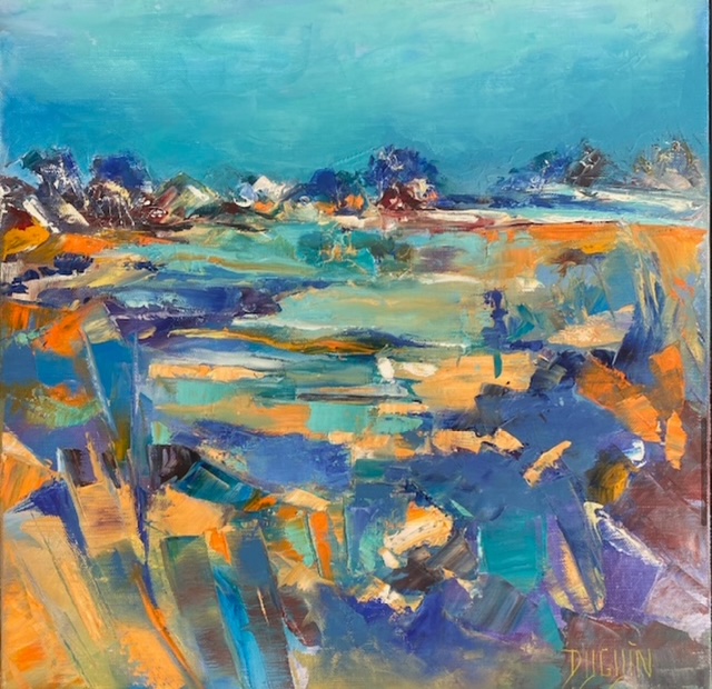 peinture-huile-patricia-duguin-basse-mer-en-presqu-ile-40x40