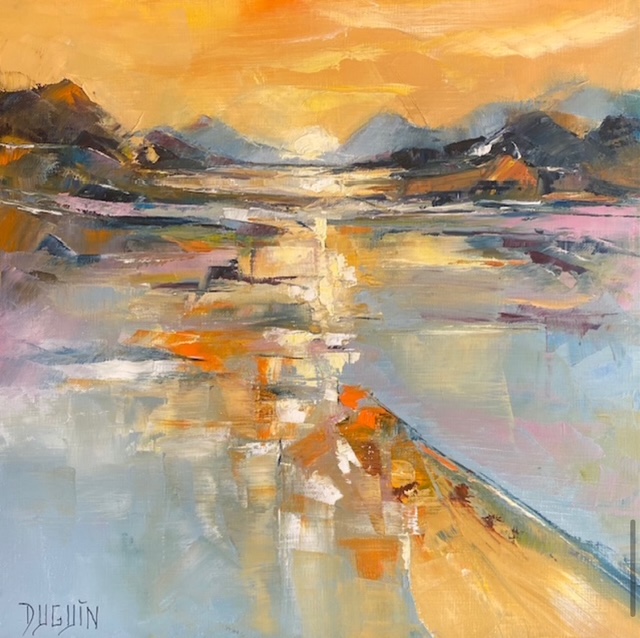 peinture-huile-patricia-duguin-douceur-de-l-aube-40x40