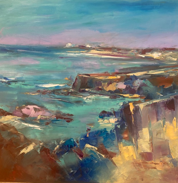 peinture-huile-patricia-duguin-murmures-de-l-ocean-50x50
