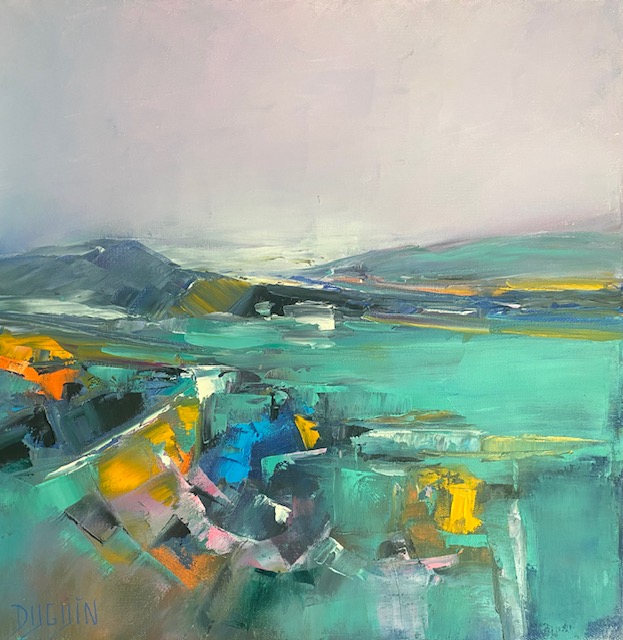 Peinture huile ambiance-de-fin-de-journee-40-40