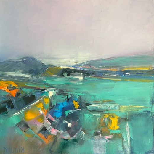 Peinture huile ambiance-de-fin-de-journee-40-40