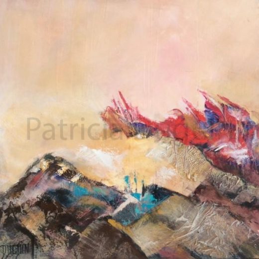 patricia-duguin-tableau-figuratif-acrylique-douceur-d-ete-40x40