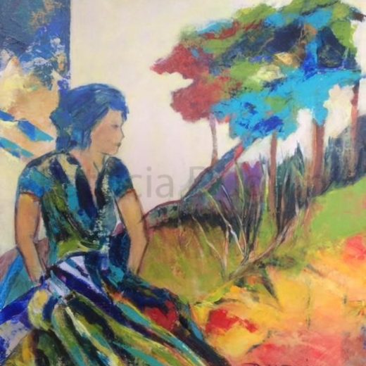 patricia-duguin-tableau-figuratif-acrylique-instant-de-serenite-46x55