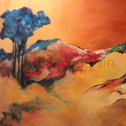 patricia-duguin-tableau-figuratif-acrylique-l-arbre-bleu-80x80