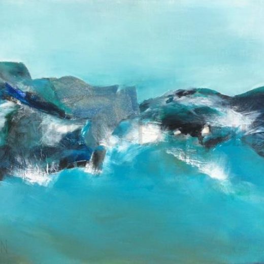 patricia-duguin-tableau-figuratif-acrylique-les-roches-bleues-73x54