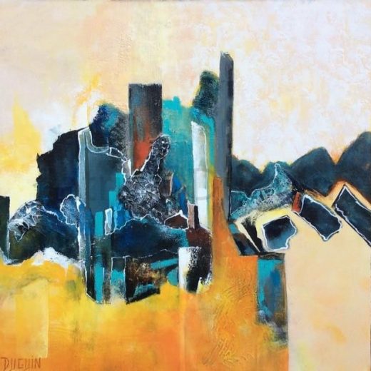 patricia-duguin-tableau-figuratif-acrylique-paysage-destructure-60x60