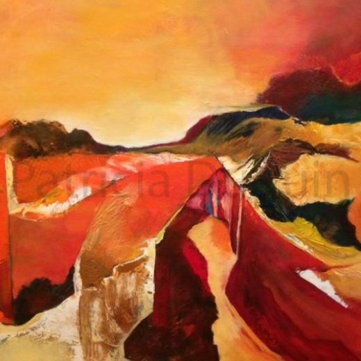 patricia-duguin-tableau-figuratif-acrylique-symphonie-d-automne-80x80