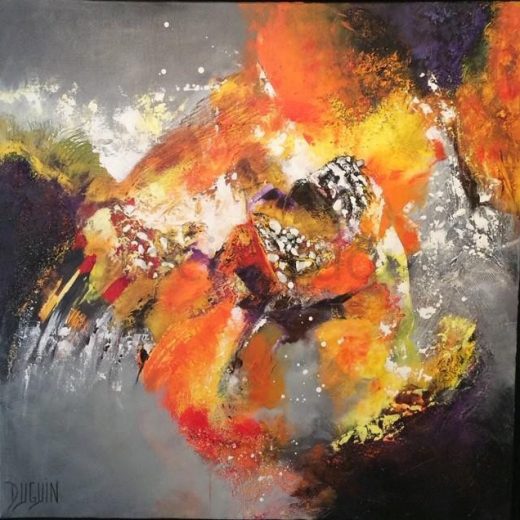 peinture-acrylique-patricia-duguin-eruption-80x80