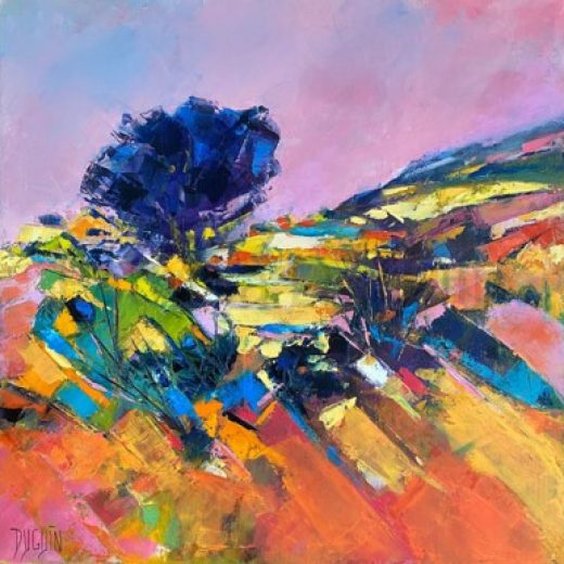 peinture-huile-patricia-duguin-On-dirait-le-sud-50x50