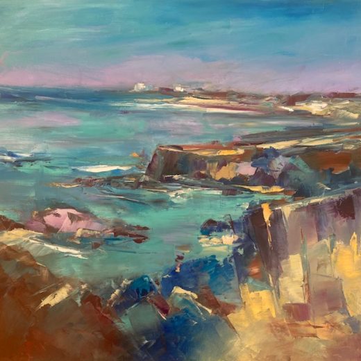 peinture-huile-patricia-duguin-murmures-de-l-ocean-50x50