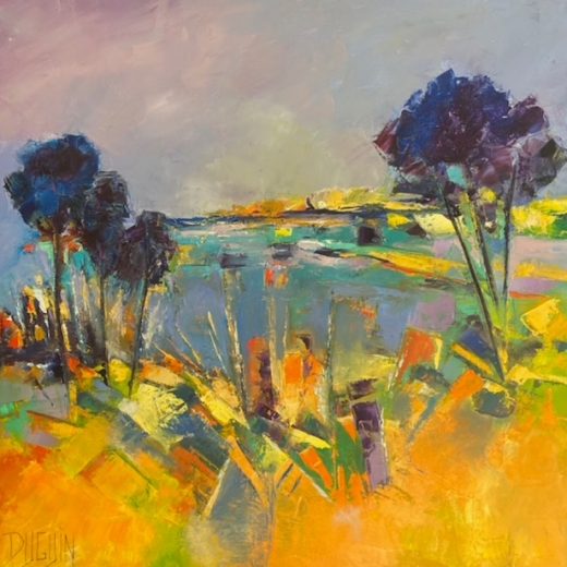 peinture-huile-patricia-duguin-paysage-breton-60x60